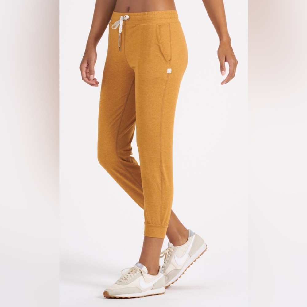 Vuori Mustard Drawstring Jogger Pants